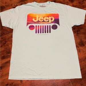 Jeep Light Blue Graphic T-Shirt